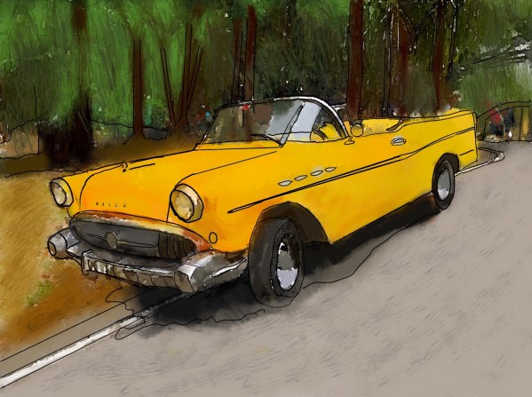 Cuba Yellow Car by Harry Forsdick